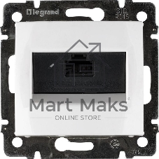 Компьютерная розетка Legrand Valena 774230, белая RJ45 5 кат UTP