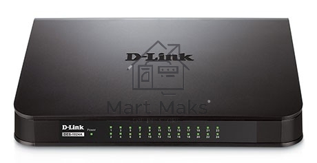 Коммутатор D-Link DES-1024A/E1B, 24-port UTP 10/100Mbps Auto-sensing, Stand-alone, Unmanaged