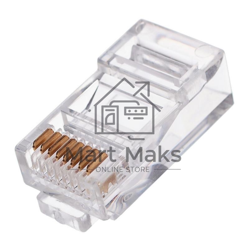 Коннектор Gembird коннектор RJ45 8P8C (100 шт. в уп) без вставки