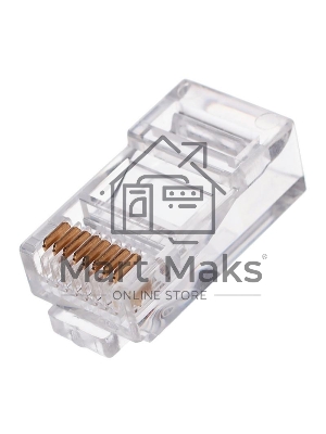 Коннектор Gembird коннектор RJ45 8P8C (100 шт. в уп) без вставки