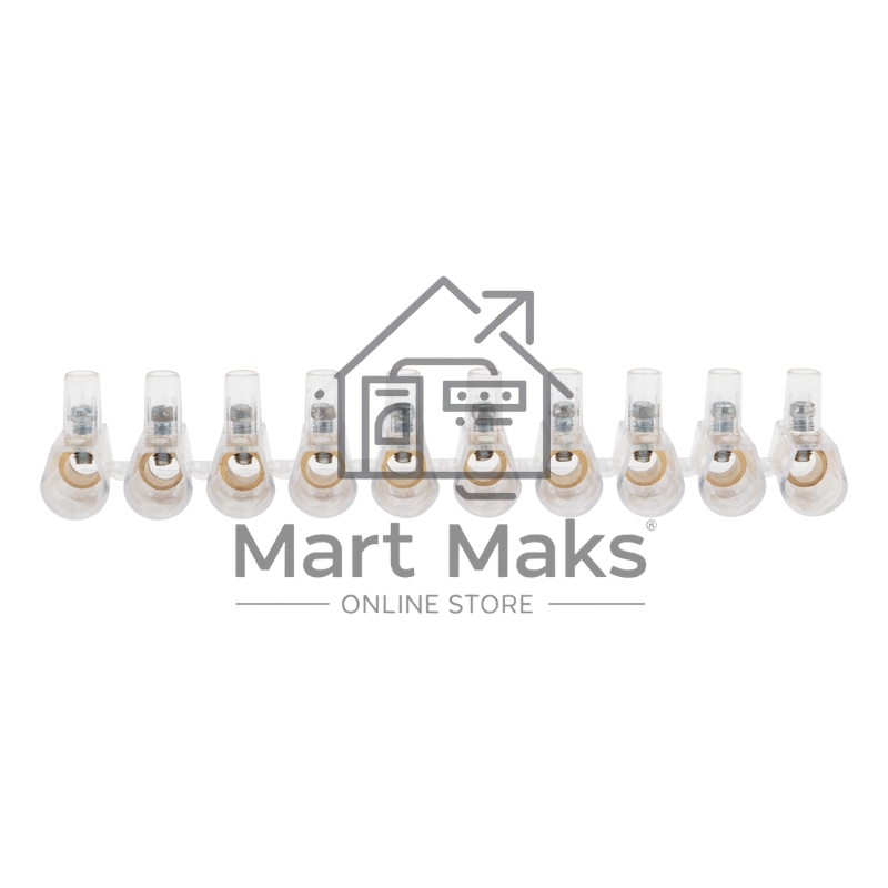 Концевой зажим винтовой изолированный Rexant КЗВИ 6 мм (10х1) (10 шт./уп.)