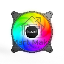 Вентилятор для корпуса PCCooler FX 120 ARGb черный, 120 мм, 2000 об/мин, 33.2 дБ, 4 pin