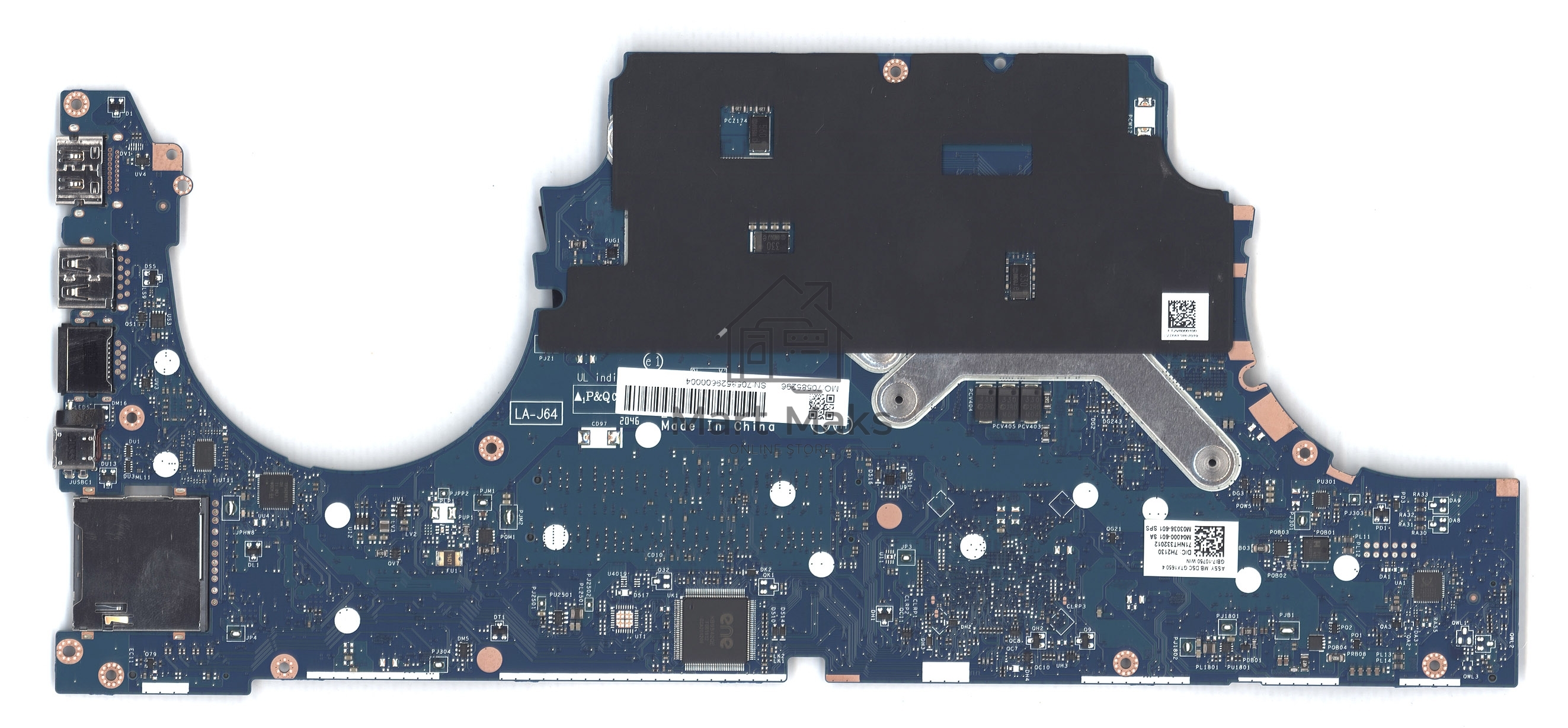 Материнская плата LA-J641P 15-DK i7-10750 GTX 1650 GPC52