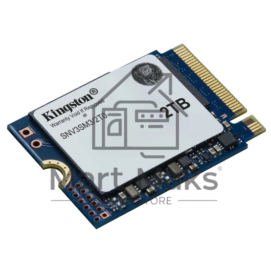 Твердотельный накопитель Kingston SSD NV3, 2000GB, M.2(22x30mm), NVMe, PCIe 4.0 x4, 3D TLC, R/W 6000/5000MB/s, TBW 640, DWPD 0.2 (60 мес)