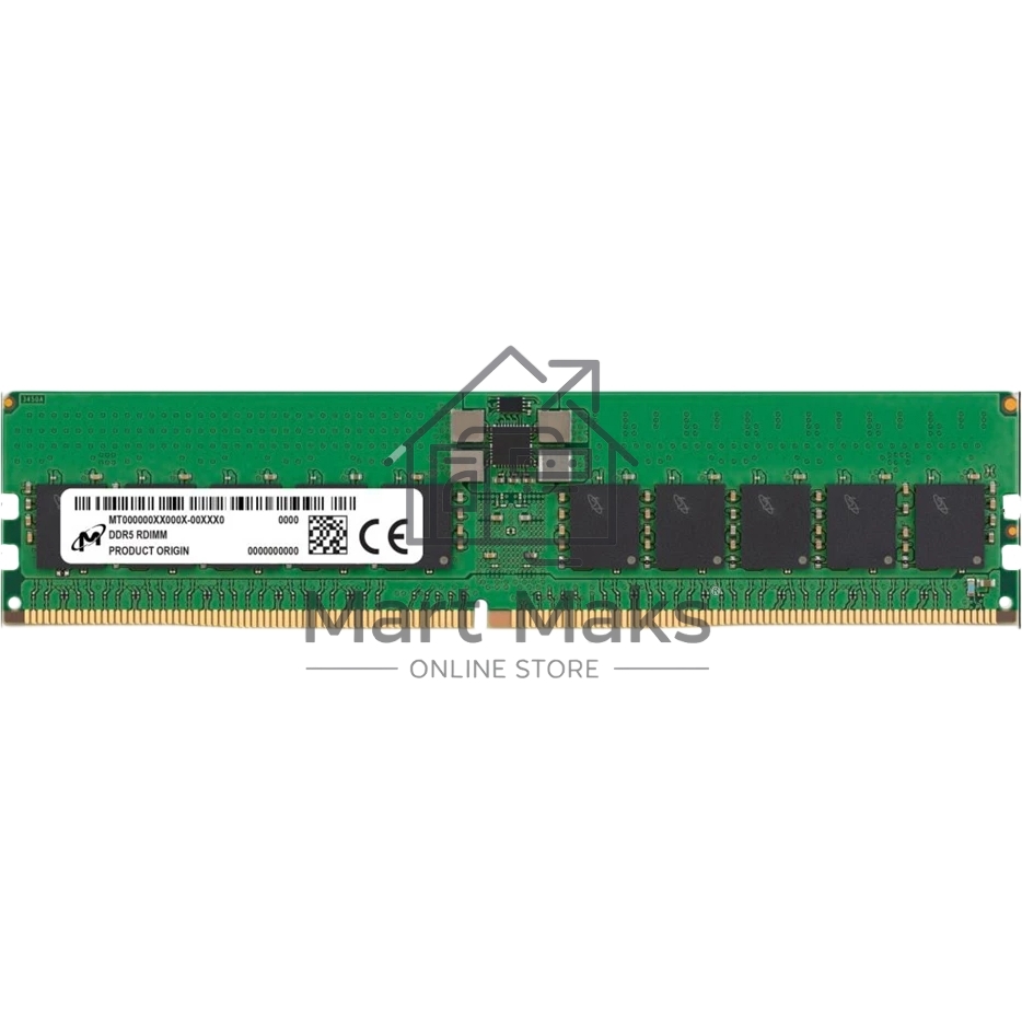 Память оперативная Micron 32GB DDR5 5600MT/s CL46 ECC Registered DIMM 288pin