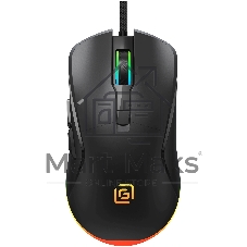 Мышь проводная Oklick 750G черный, 7200 dpi, USB, кнопки - 5