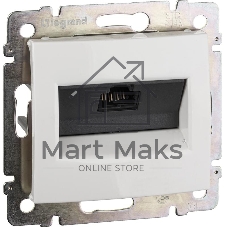 Компьютерная розетка Legrand Valena 774230, белая RJ45 5 кат UTP