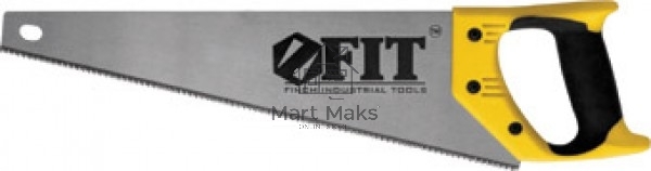 Ножовки,Пилы,Полотна FIT Профи 40473 Ножовка по дереву 3D - заточка,каленая,мелкий зуб для тонкого пиления 350 мм