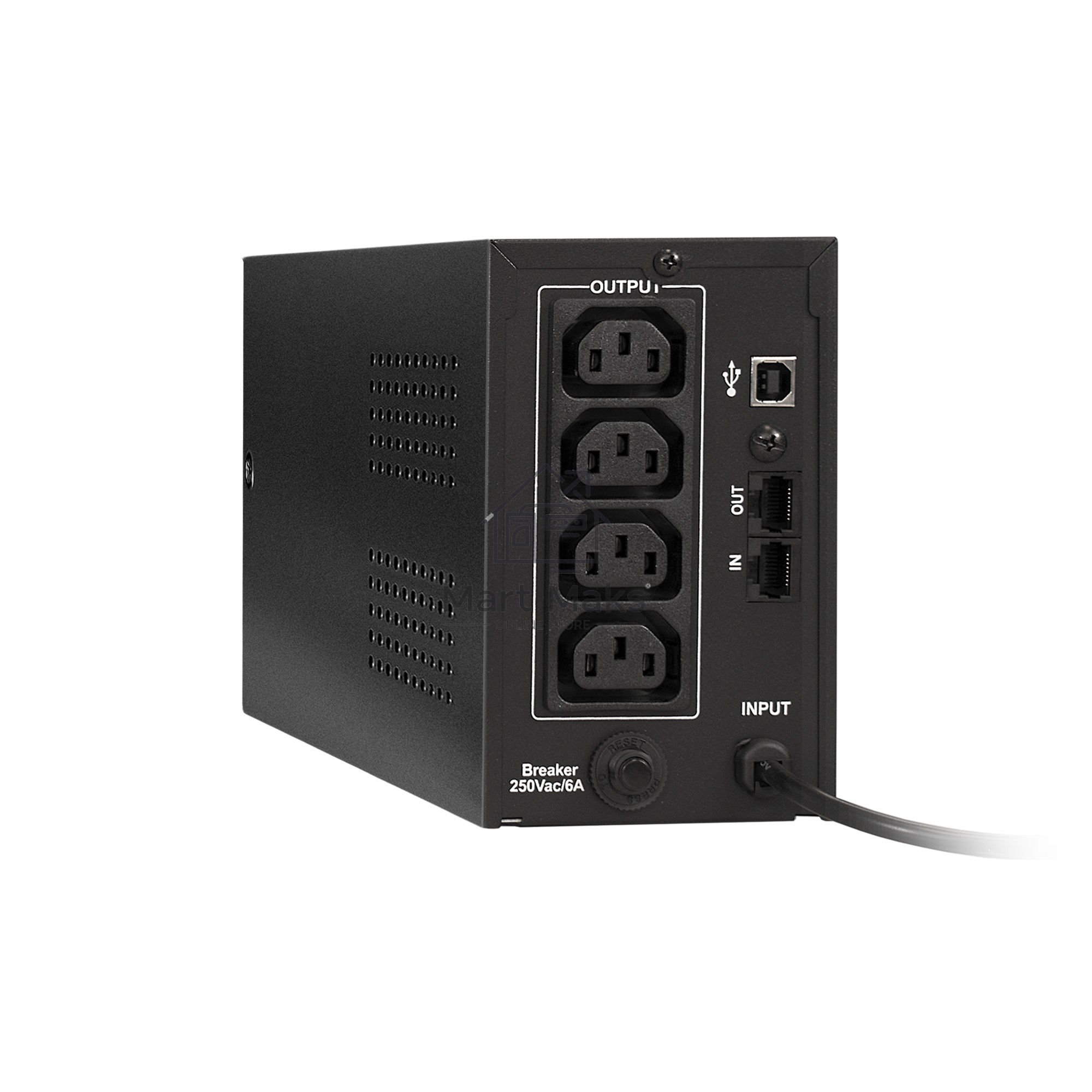 Источник бесперебойного питания ExeGate EP285596RUS SpecialPro UNB-650.LED.AVR.C13.RJ.USB <650VA/360W, LED, AVR, 4*IEC-C13, RJ45/11, USB, Black>