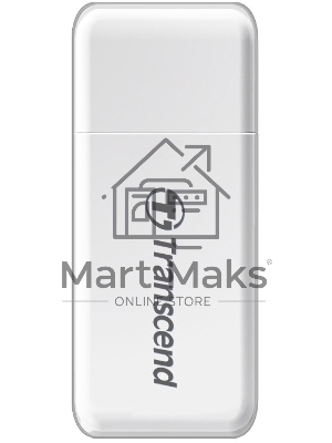 Кард-ридер Transcend RDF5, SD/microSD, USB 3.0, белый