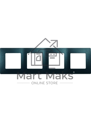 Рамка 4поста антрацит ETIKA Рамка 4поста антрацит ETIKA