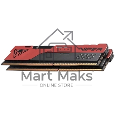 Оперативная память Patriot Viper Elite II, DDR4, 64GB (2x32 GB), 3600 MHz, CL20, DIMM, радиатор, красный/черный