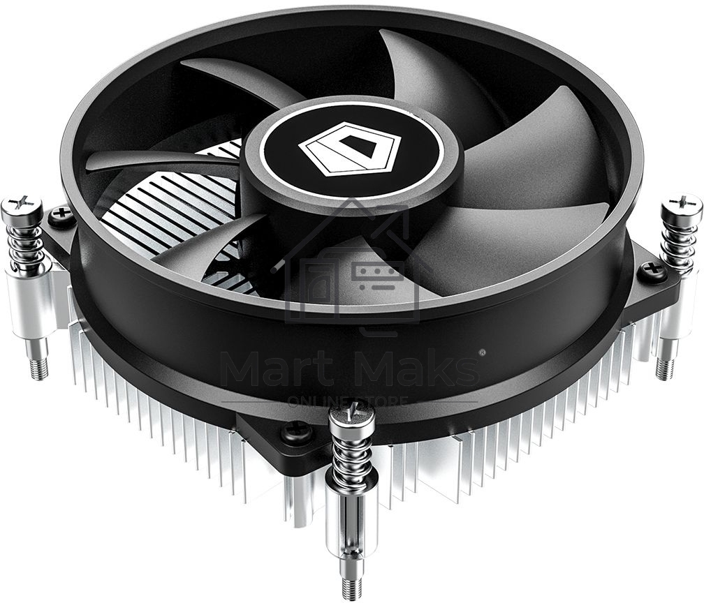 Кулер ID-COOLING DK-17 PWM серебристый/черный 92мм алюминий 2200rpm 26db 4-pin 65W 42мм