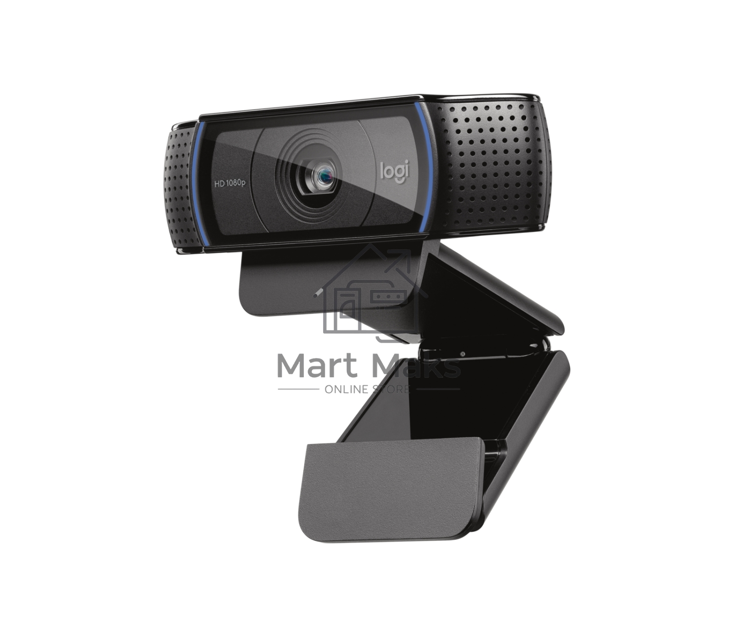 Веб-камера Logitech C920 HD Pro Webcam (Full HD 1080p/30fps, автофокус, угол обзора 78°, стереомикрофон, кабель 1.5м) (арт. 960-000998, M/N: VU0062)
