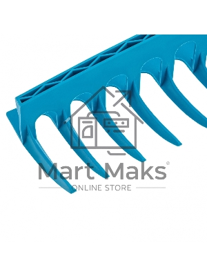 Грабли пластиковые, 565 мм, 18 прямых зубьев, усиленные, LUXE Palisad