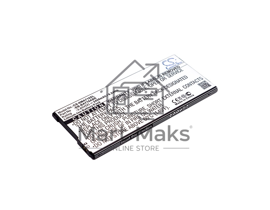 Аккумулятор CameronSinoCS-SMA710SL EB-BA710ABE для Samsung Galaxy A7 (2016) SM-A7103.85V / 2400mAh / 9.24Wh