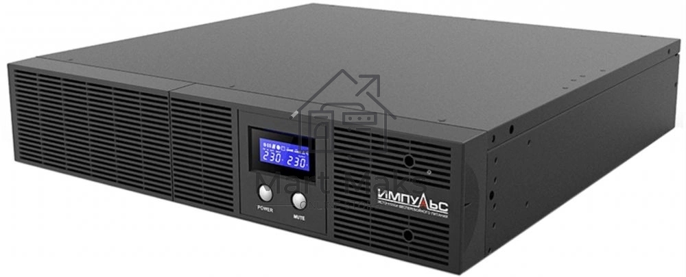Источник бесперебойного питания Импульс IMPULS SLIM 1200, 1200VA/720W, IEC-C13
