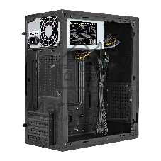 Компьютерный корпус Minitower ExeGate BAA-308MUC-AA500 (mATX, БП AA500 с вент. 8см, 1хUSB+1хUSB 3.0+1хTypeC, HD Audio, черный)