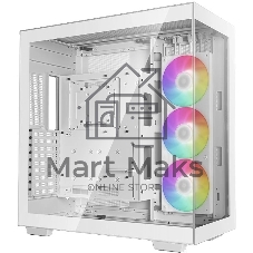 Компьютерный корпус Deepcool CH780 WH белый без БП ATX 2x120мм 1x140мм 2xUSB 3.0 audio bott PSU