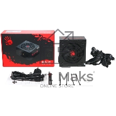 Блок питания Bloody BD-PS700W, 700Вт, 80 PLUS WHITE, 120мм, черный
