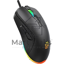 Мышь проводная Oklick 750G черный, 7200 dpi, USB, кнопки - 5