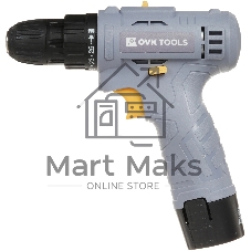 Дрель-шуруповерт Ovk Tools OTCS1AA-12V-1.3A, 12 В, 1,3 Ач, 22 Нм, щеточный
