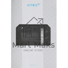Микроволновая печь Vitek VT-MW1020 черный, 20 л, 700 Вт, переключатели — поворотный механизм