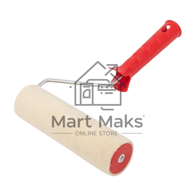 Валик Rexant велюр, ворс 5 мм, ширина ролика 180 мм, Ø 42 мм, бюгель 6 мм