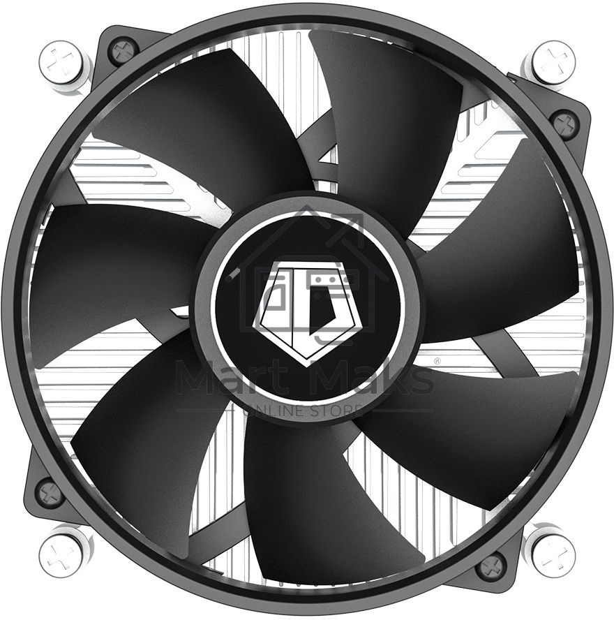 Кулер ID-COOLING DK-17 PWM серебристый/черный 92мм алюминий 2200rpm 26db 4-pin 65W 42мм