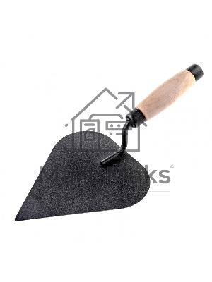 Кельма штукатура стальная, деревянная усиленная ручка Россия