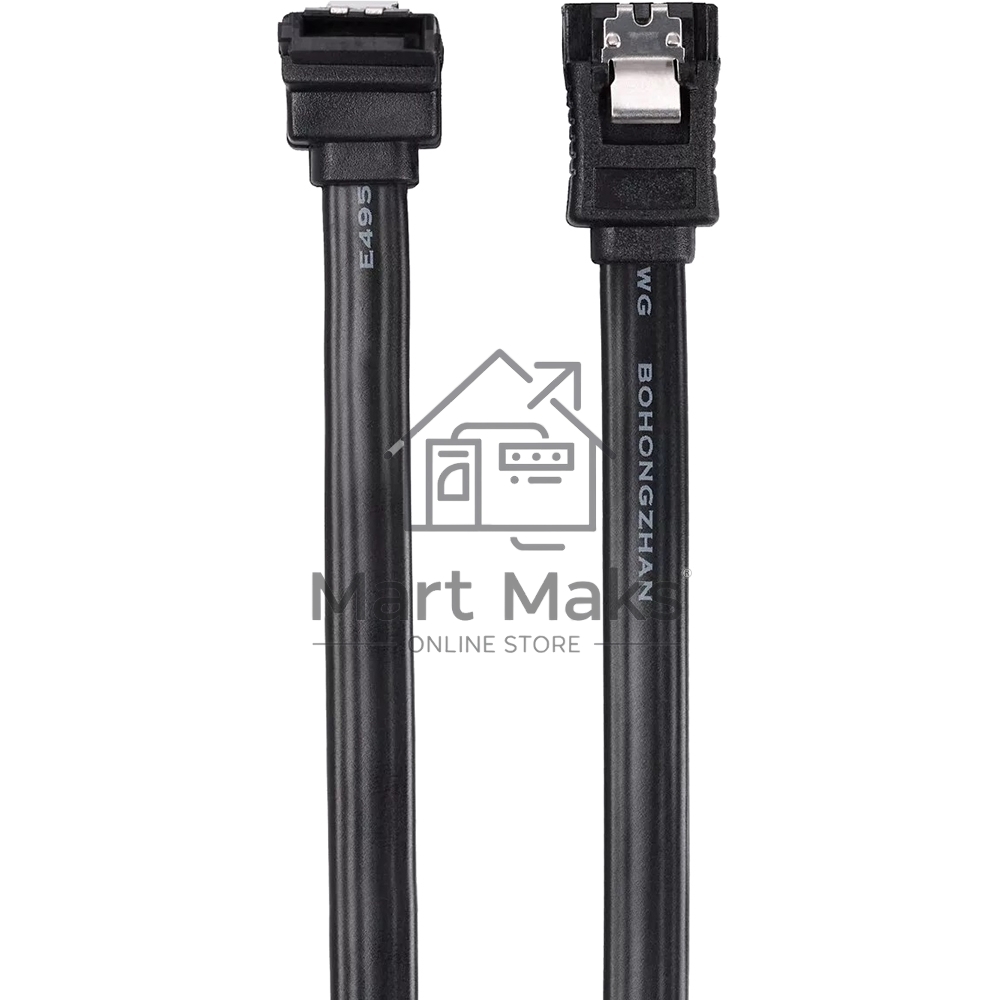 Кабель SATA M --SATA M 3.0V 7 pin угловой разъем Telecom 0.5m <TUS705-0.5M>