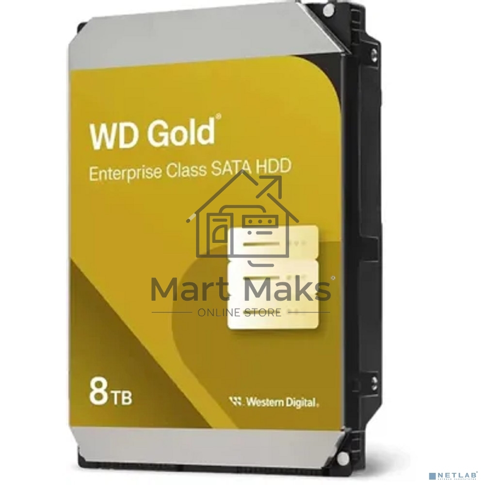 Жесткий диск WD SATA-III 8Tb WD8005FRYZ Desktop Gold 512E (7200rpm) 256Mb 3.5