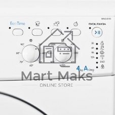 Стиральная машина Indesit MyTime EWUD 4105 BK CIS белый, загрузка фронтальная 4 кг, 1000 об/мин., класс: А