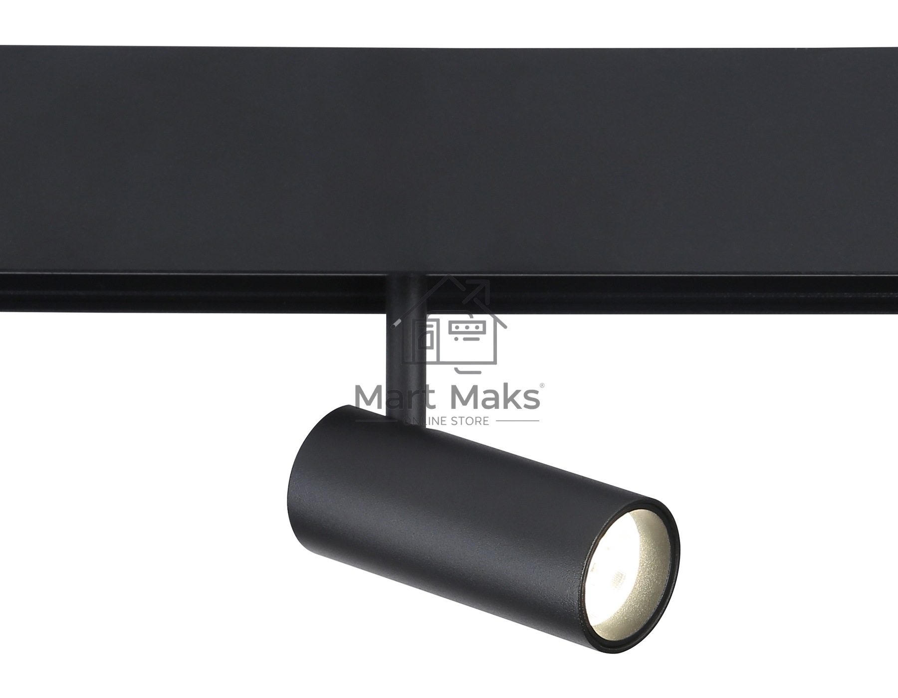 Светильник трековый светодиодный GL3814 BK черный IP20 7W 4000K 48V 24° D35*80