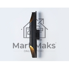 Светильник настенный TN5152/2 BK черный E27/2 max 40W 80*80*120