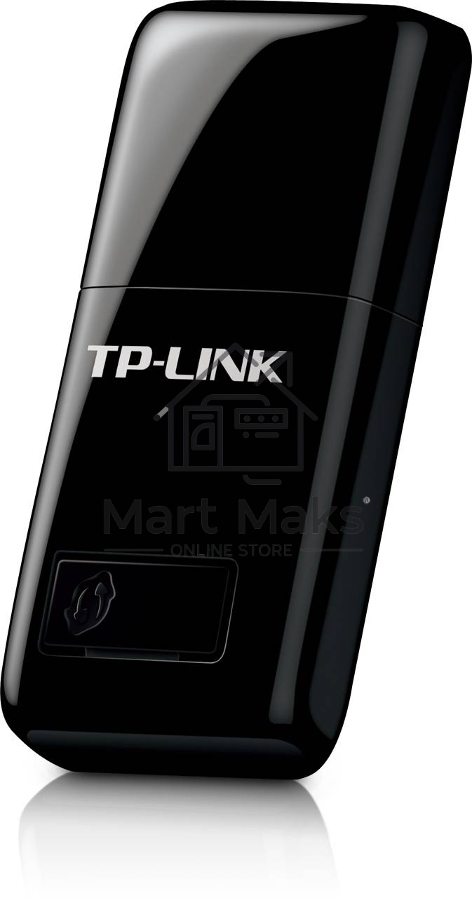 Сетевой адаптер TP-Link SOHO TL-WN823N Беспроводной USB мини адаптер 300Мбит/с стандарта N c кнопкой QSS(Realtec)