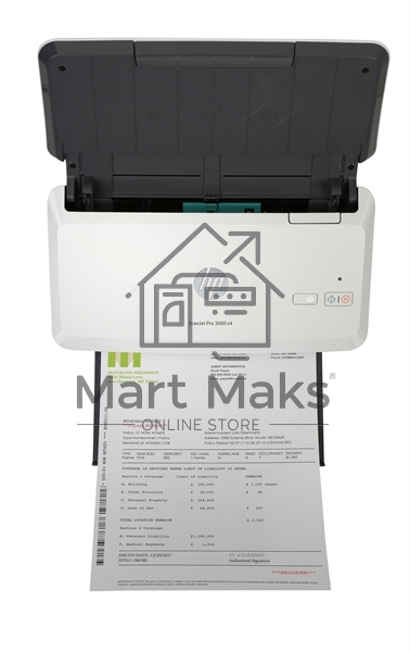 Сканер HP ScanJet Pro 3000 s4 Scanner, 1y warr, (replace L2753A)