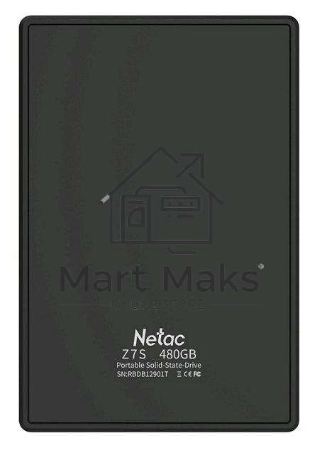 Внешний накопитель SSD Netac External Z7S USB 3.2 480Gb
