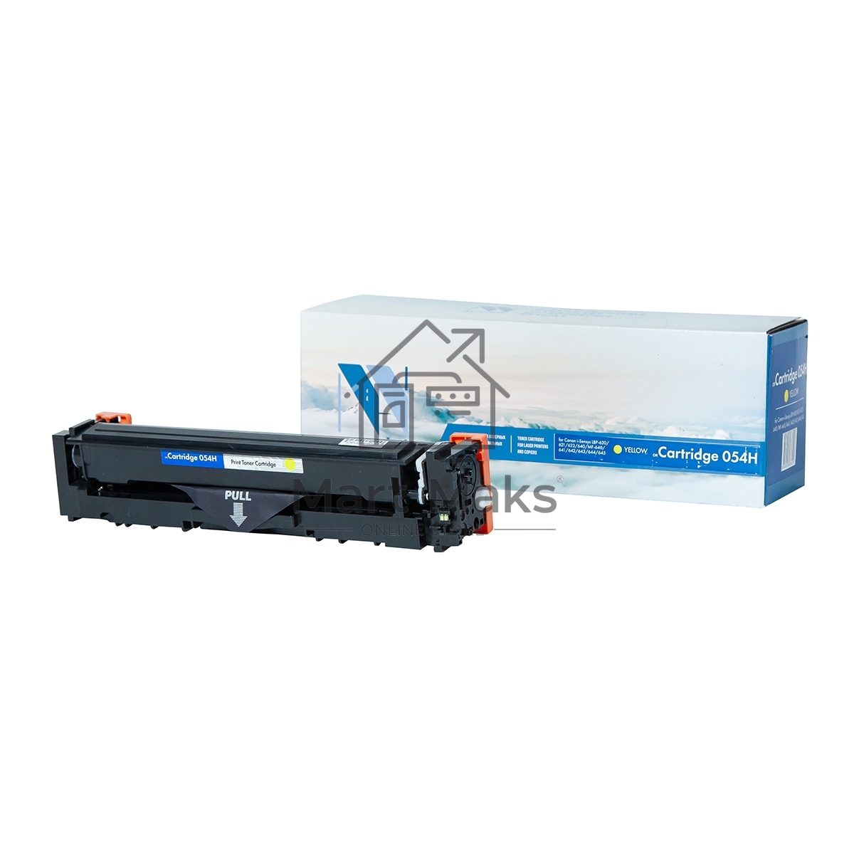 Картридж NVP совместимый NV-054H Yellow для Canon i-Sensys LBP-620/621/623/640/MF-640/641/642/643/644/645 (2300k)