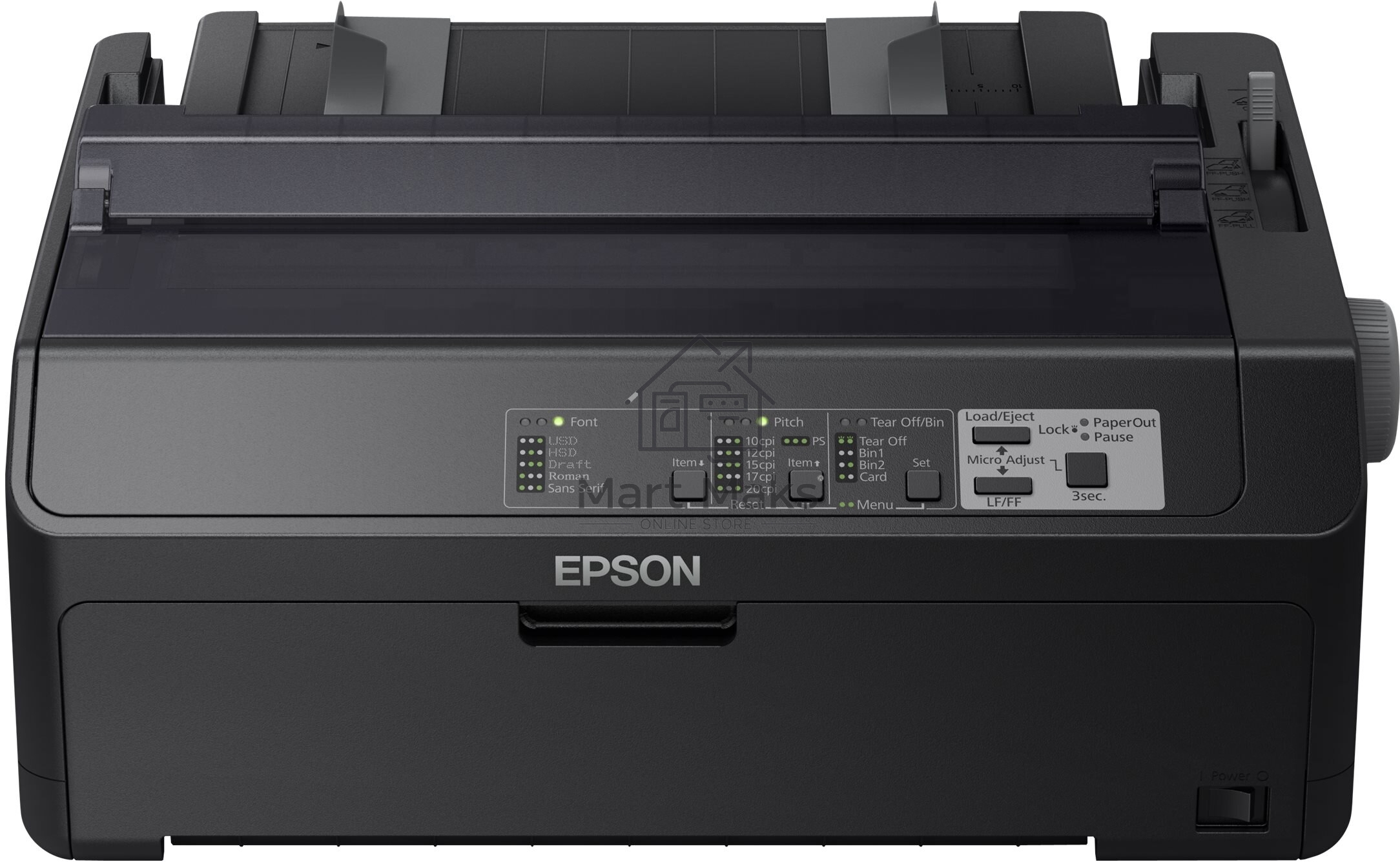 Принтер Epson FX-890II (C11CF37401), матричный A4, 9х2-игольный (80 колонок), высокоскоростной (735 cps), до 6 экземпляров одновременно (1 оригинал + 5 копий), ресурс ленты: 7,5 млн. символов, USB, LPT, для больших объемов печати