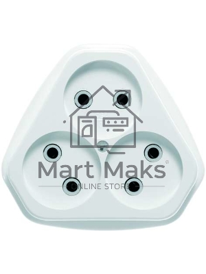 Розетка 3-м СП 10А IP20 РС10-394 Кунцево 5928