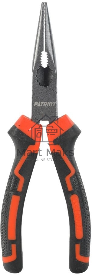 Длинногубцы PATRIOT Platinum LNP-160L, усиленные, Cr-V сталь, 160мм
