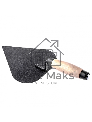 Кельма штукатура стальная, деревянная усиленная ручка Россия