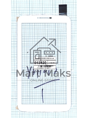 Сенсорное стекло (тачскрин) HS1280 V02S, белое