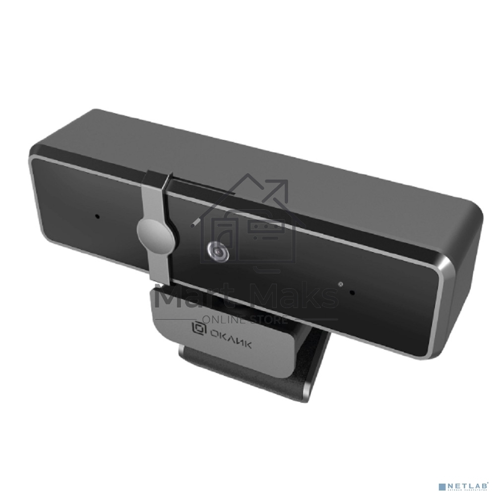 Камера Web Оклик OK-C35 черный 4Mpix (2560x1440) USB2.0 с микрофоном