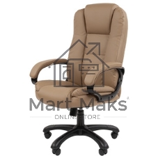 Кресло Chairman Home 600 бежевый, ткань, 120 кг