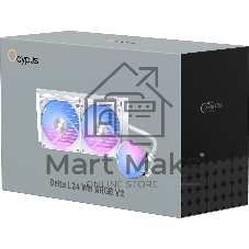 Система охлаждения Ocypus Delta L24 WH ARGB V2 белый 280W/ All Intel/ AMD AM*/ Screws