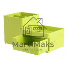 Органайзер настольный Deli EZ25150 Rio 175x90x92мм, зеленый, пластик