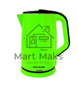 Чайник электрический Willmark WEK-2012PS зеленый/черный, 2.0 л, 2000 Вт Чайник электрический Willmark WEK-2012PS зеленый/черный, 2.0 л, 2000 Вт
