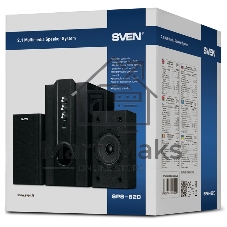 Акустическая система Sven SPS-820 2.1 черный 38Вт